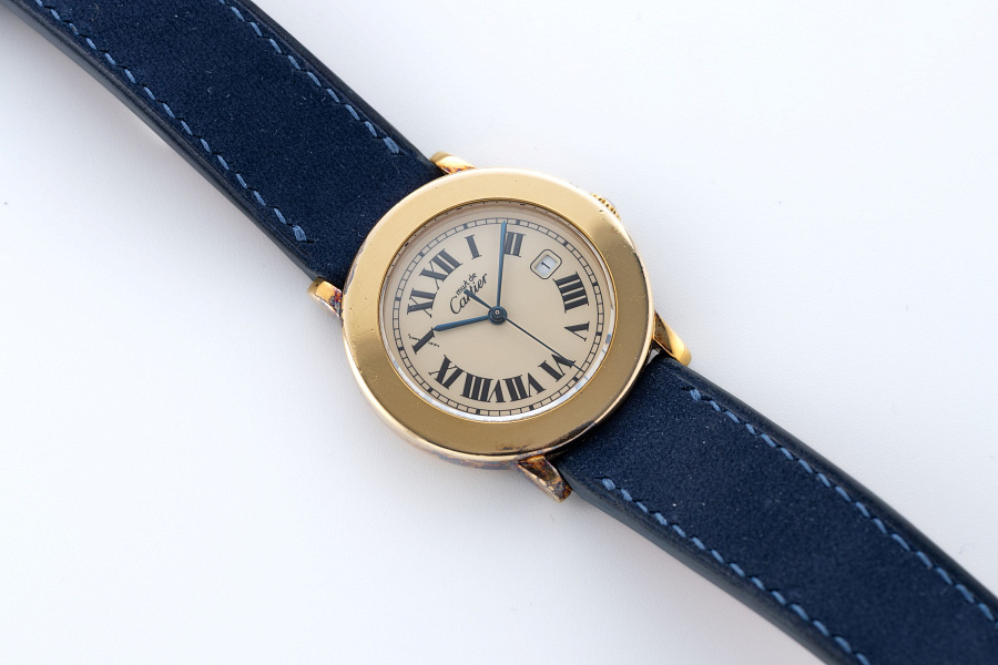 Ronde de Cartier Ref. 1800 in Gold-Plated Silver