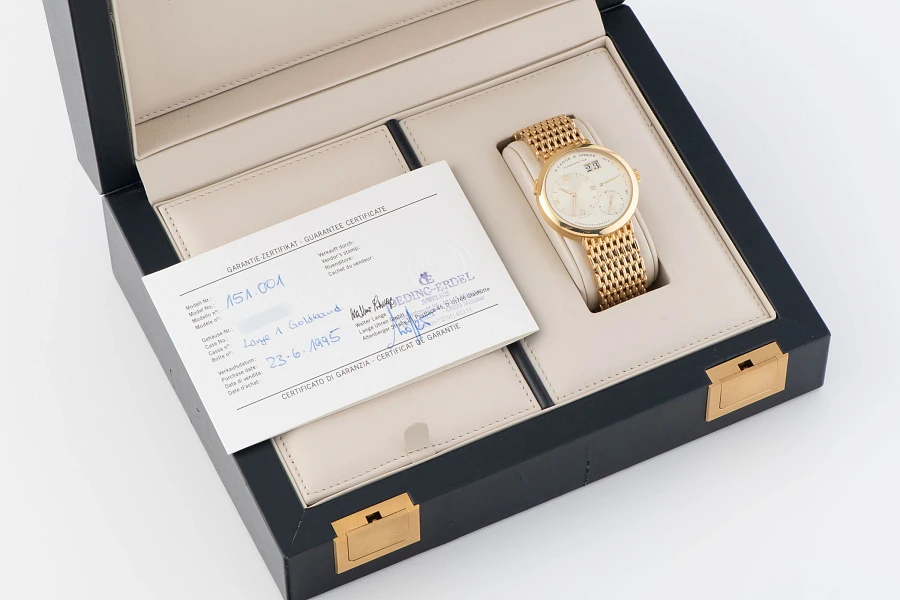 Early Lange 1 Ref. 151.001 in 18k Yellow Gold