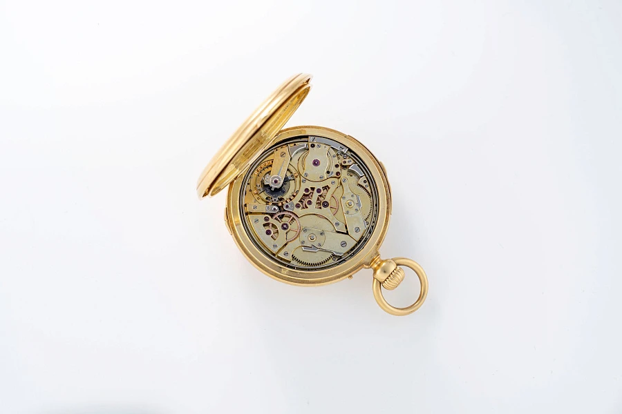 Minute Repeater with Dead-Beat Seconds on Louis Audemars Base Caliber in 18k Yellow Gold