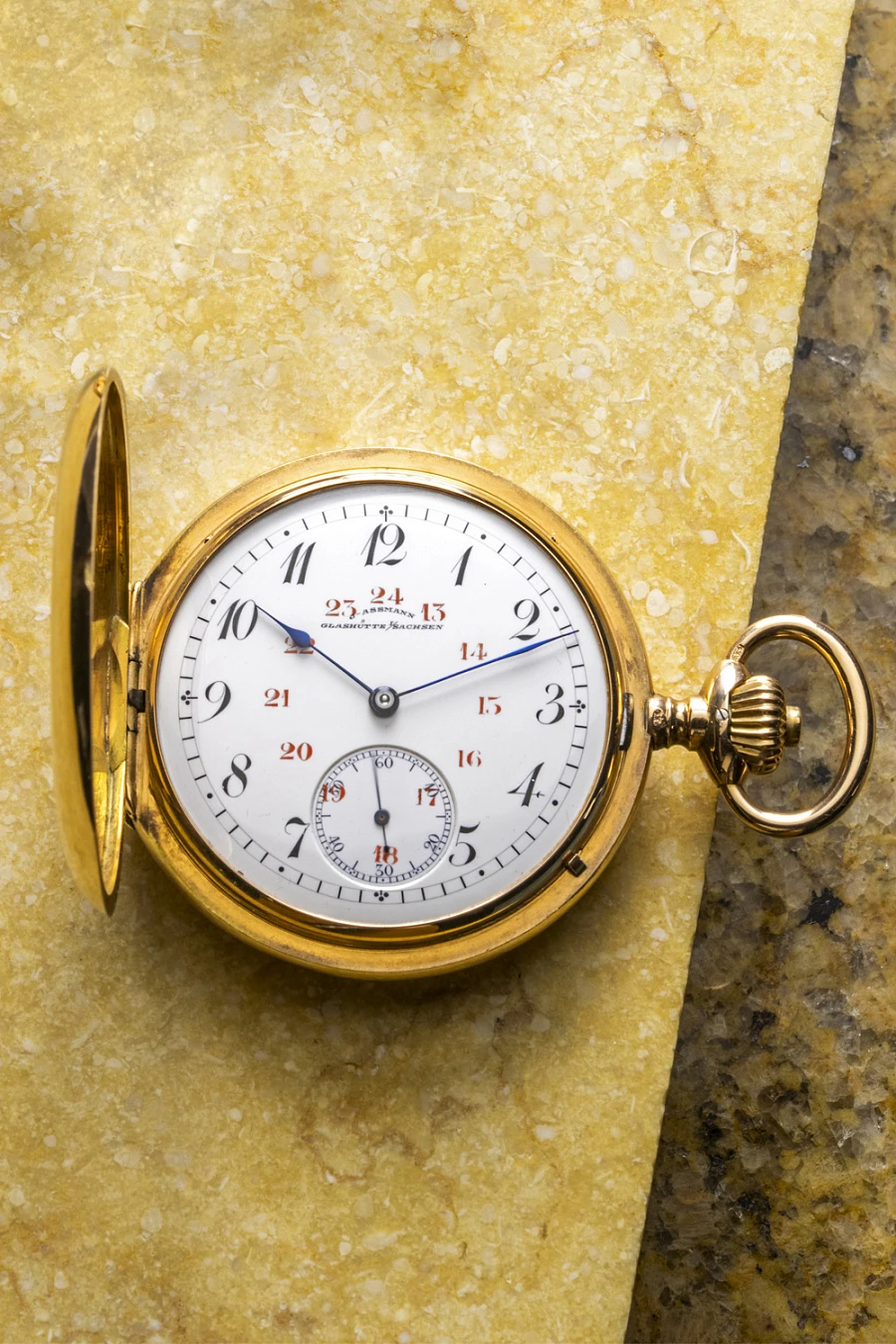 J. Assmann Glashütte Savonette Pocket Watch