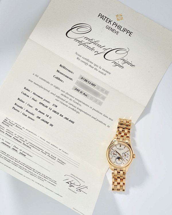 Perpetual Calendar 5136 Yellow Gold