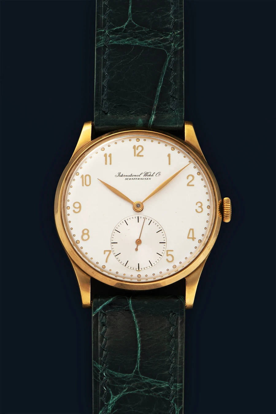 Portugieser-Style Dress Watch in 18k Yellow Gold