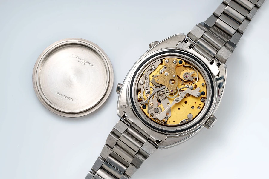 Autavia Cushion Case Chronograph in Stainless Steel