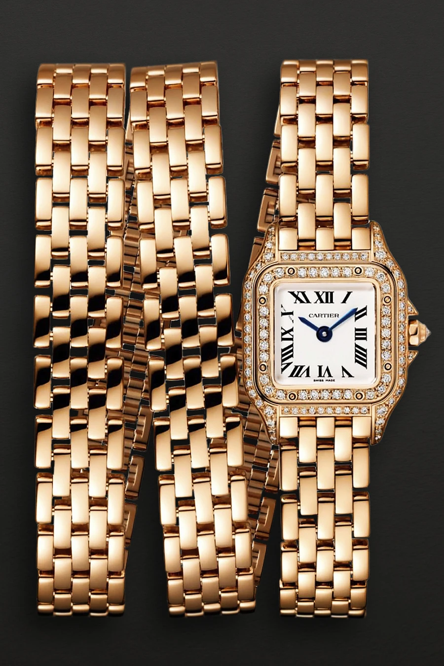 Panthère Mini Model Rose Gold Diamonds