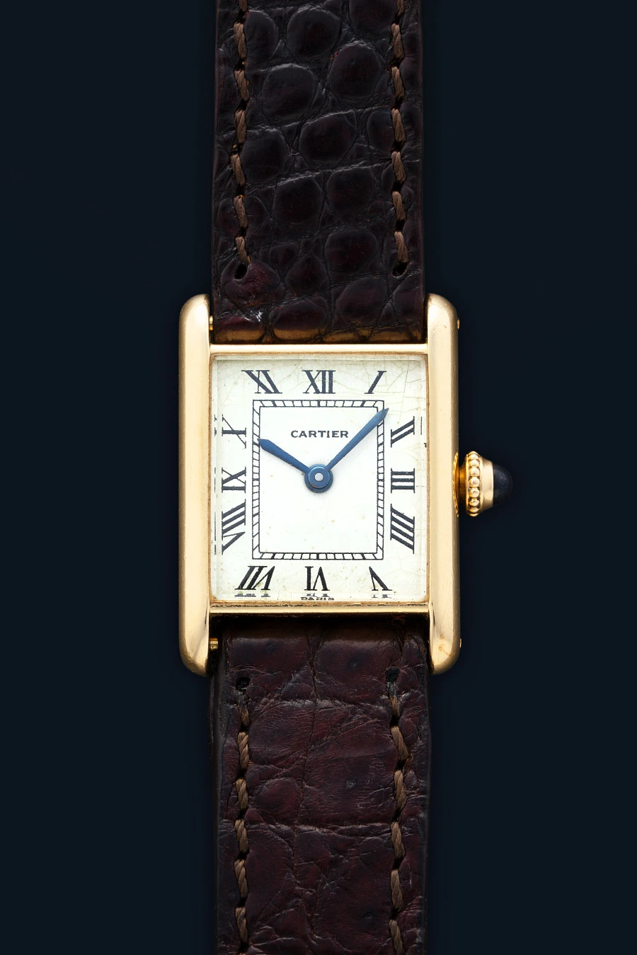 Tank Spider Paris Dial in 18k Yellow Gold