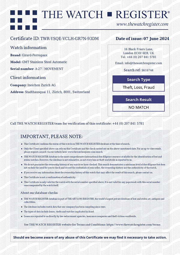 GMT Stainless Steel Automatic