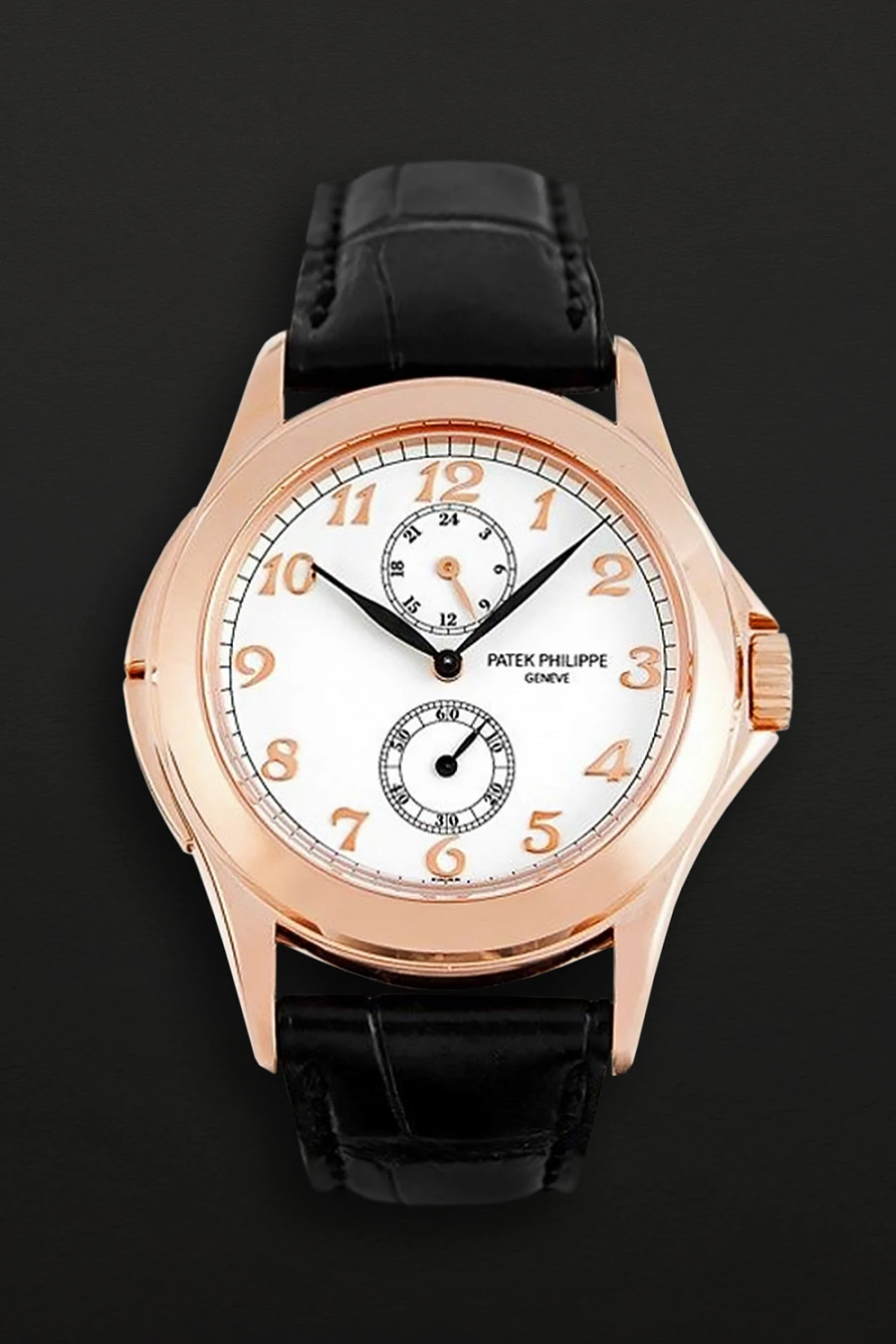 Calatrava Travel Time 5134 Rose Gold