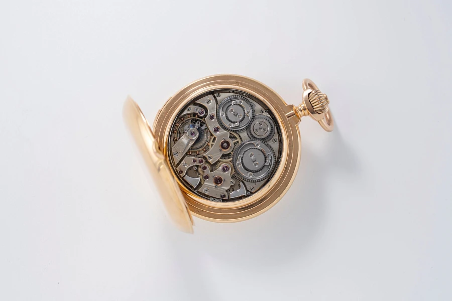 Grande and Petite Sonnerie Pocket Watch in 18k Rose Gold