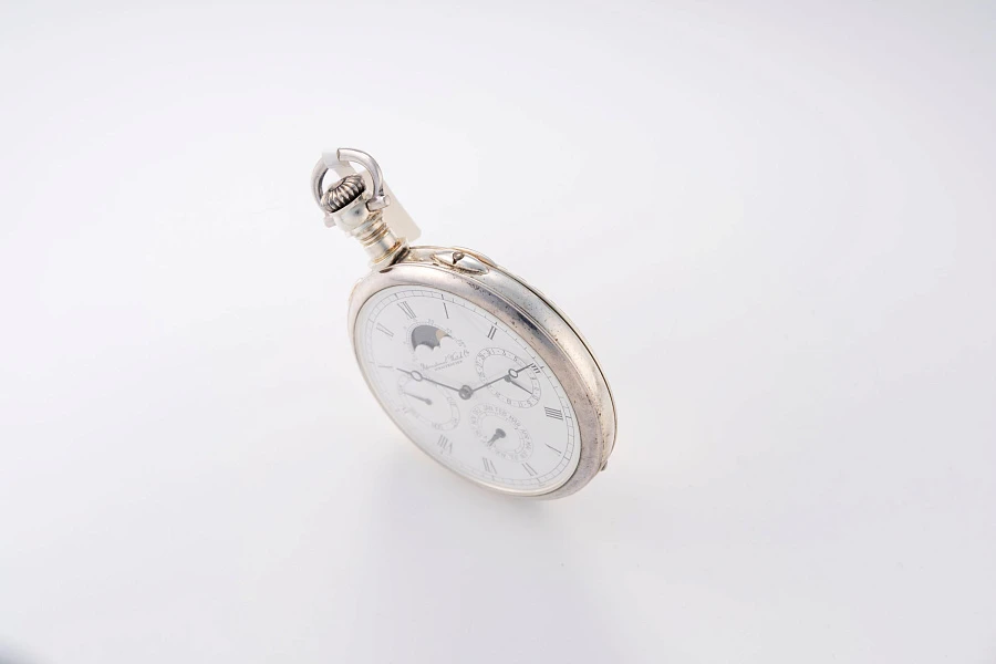 Annual Calendar Pocket Watch Ref. 5502 in 925 Sterling Silver
