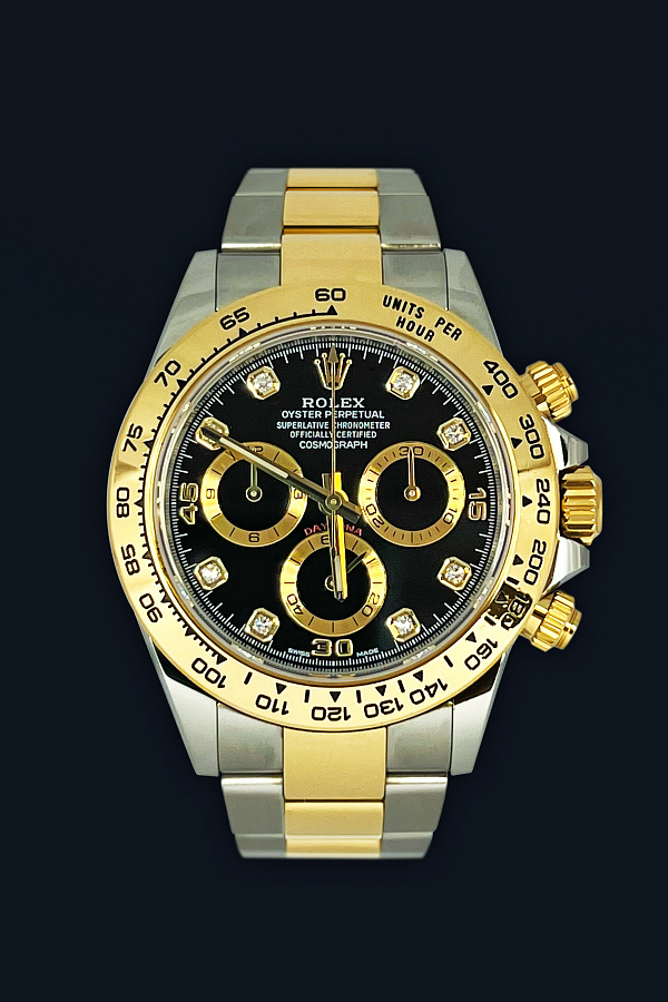 Daytona 116503 Yellow Rolesor Diamond Indexes