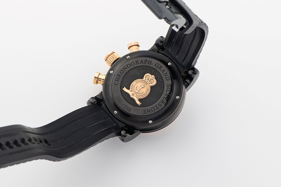 Grand Silverstone Woodcote Steel & 18K Gold