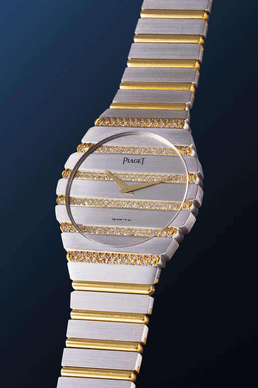 Polo Ref. 7661C701 in 18k White and Yellow Gold with Diamonds