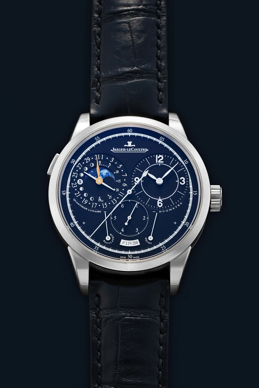 Duomètre à Quantième Lunaire Ref. Q6043570 in 18k White Gold