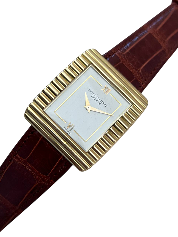 Vintage Gondolo 3733 in Yellow Gold, White Dial