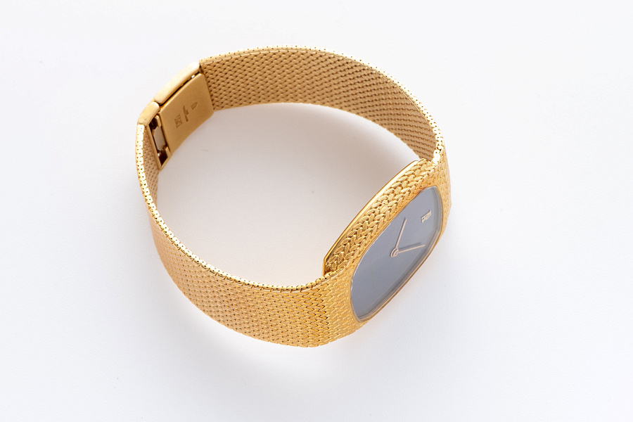 Dress Watch Ref. 674 in 18k Yellow Gold with Pink Patina