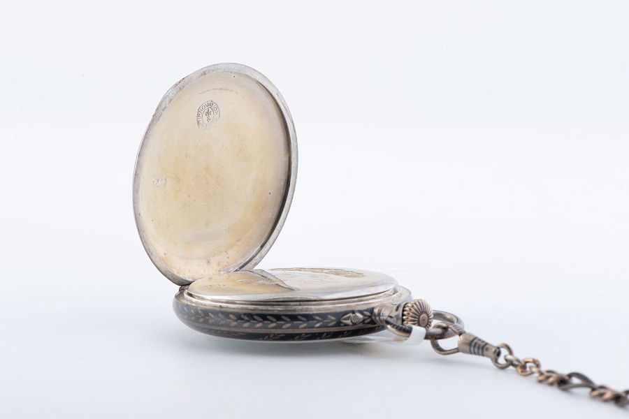 Tula Silver Pocket Watch