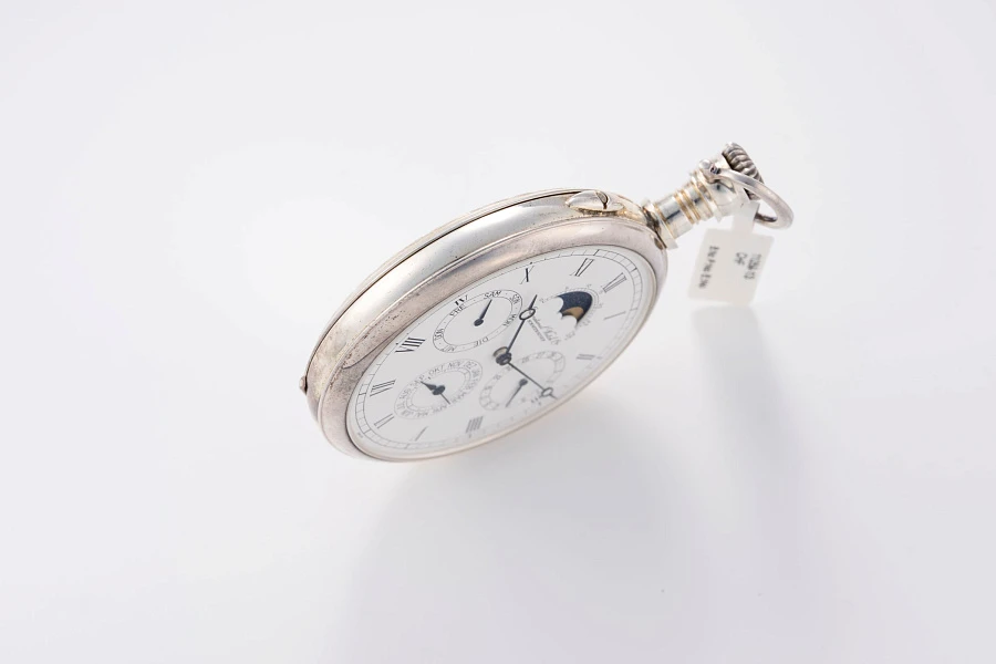 Annual Calendar Pocket Watch Ref. 5502 in 925 Sterling Silver