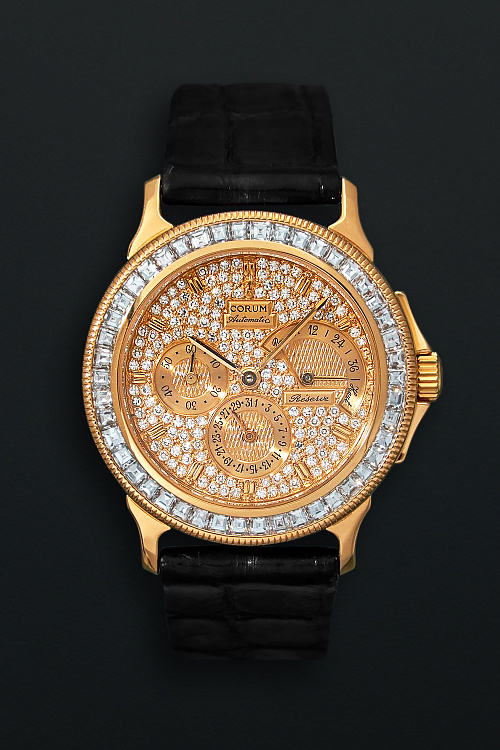 Date Power Reserve Automatic Diamond-Set