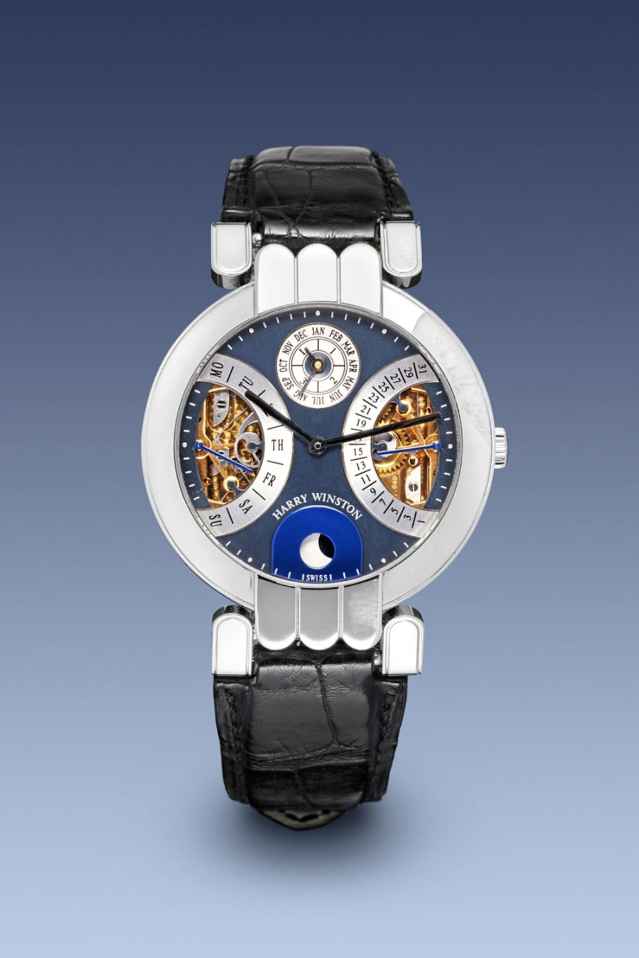 Bi-Retrograde Perpetual Calendar Moon Phase