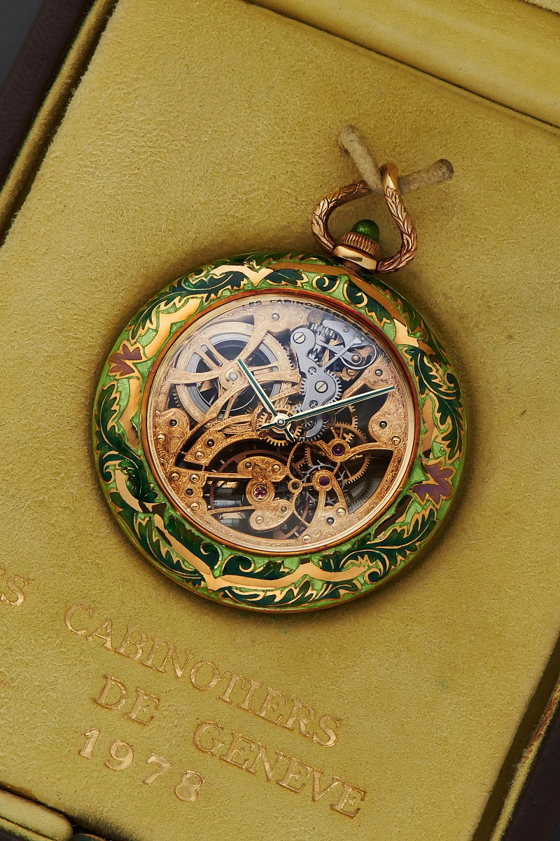 Historically Important Piece Unique Skeletonized Les Cabinotiers de Genève