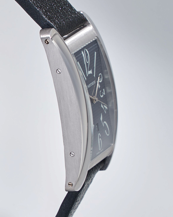 Tank Américaine Large Model White Gold Automatic