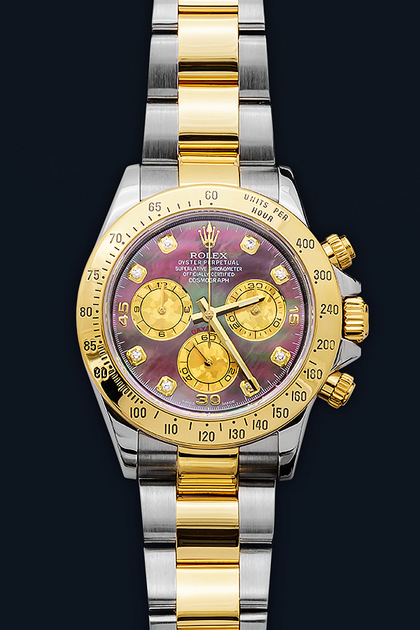 Daytona Yellow Rolesor Mother of Pearl Dial Ref. 116523