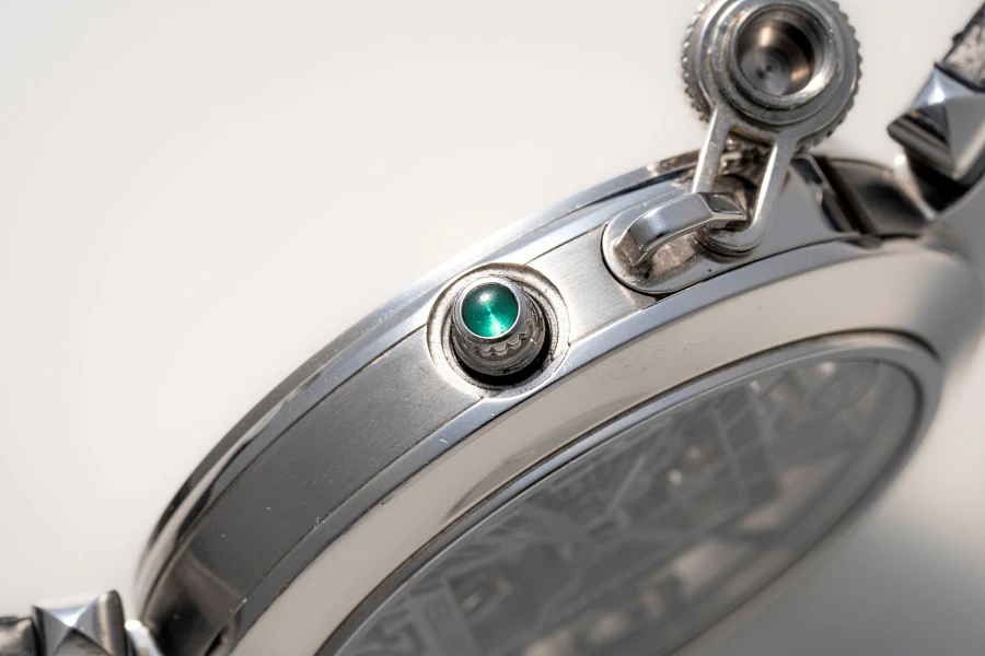 Limited Edition Pasha Skeleton Emerald Ref. WHPA0013 in 18k White Gold