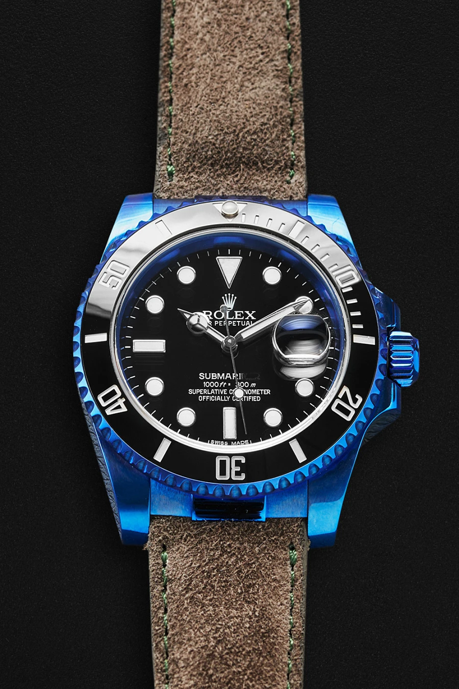 Blue Titanium Custom Submariner