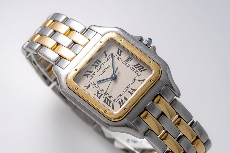 Panthère Quartz Ref. 8395 in Stainless Steel and 18k Yellow Gold