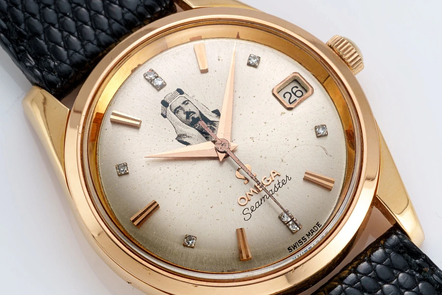 Seamaster with Portrait of Sheikh Isa Bin Salman Al Khalifa Ref. 166.010 in 18k Rose Gold
