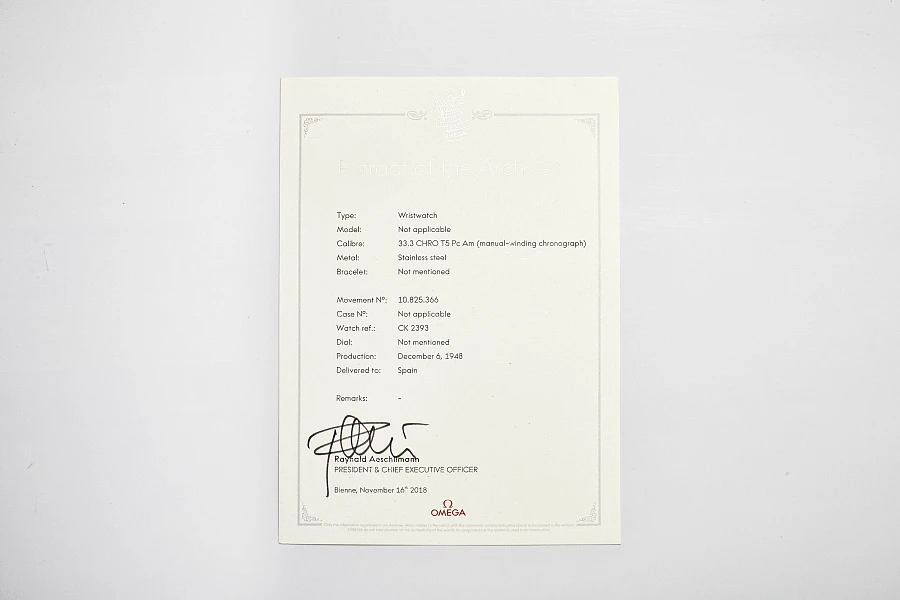 Omega Chronograph 33.3