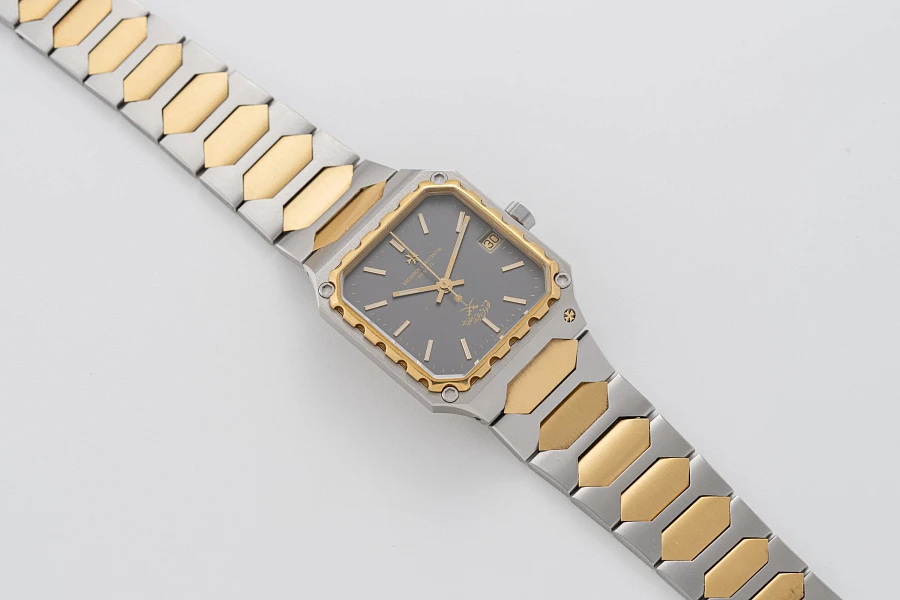 222 Square 'Saudi Dial' Ref. 46004 in Stainless Steel and 18k Yellow Gold