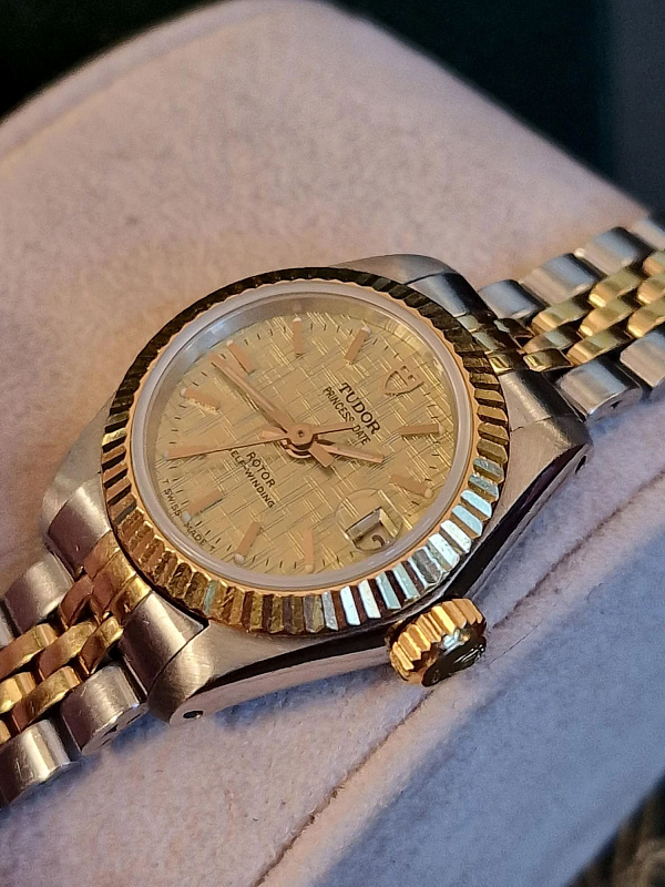 Princess Date Steel & Gold Rolex Case Never Polished