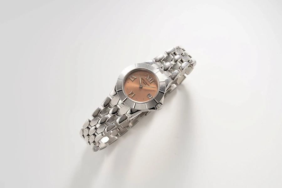 Ladies Neptune Ref. 4880/1A-001 with Salmon Dial in Stainless Steel