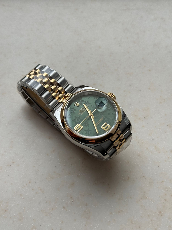 Datejust 36 Green Floral Dial