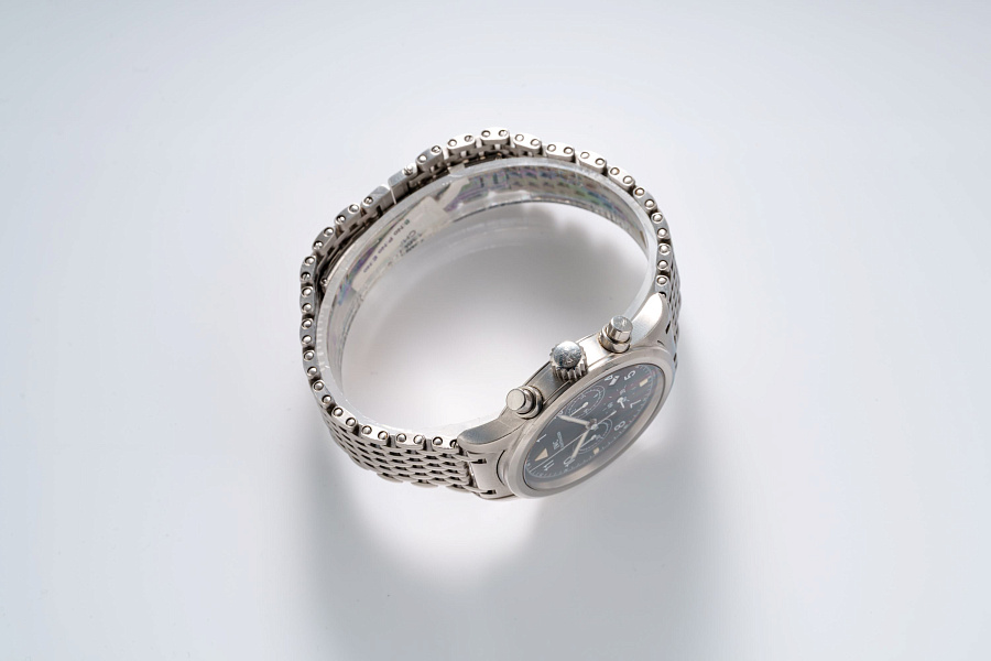 Quartz Chronograph Ref. IW3741 in Stainless Steel