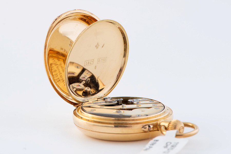 1900s Pocket Watch in 18k Yellow Gold