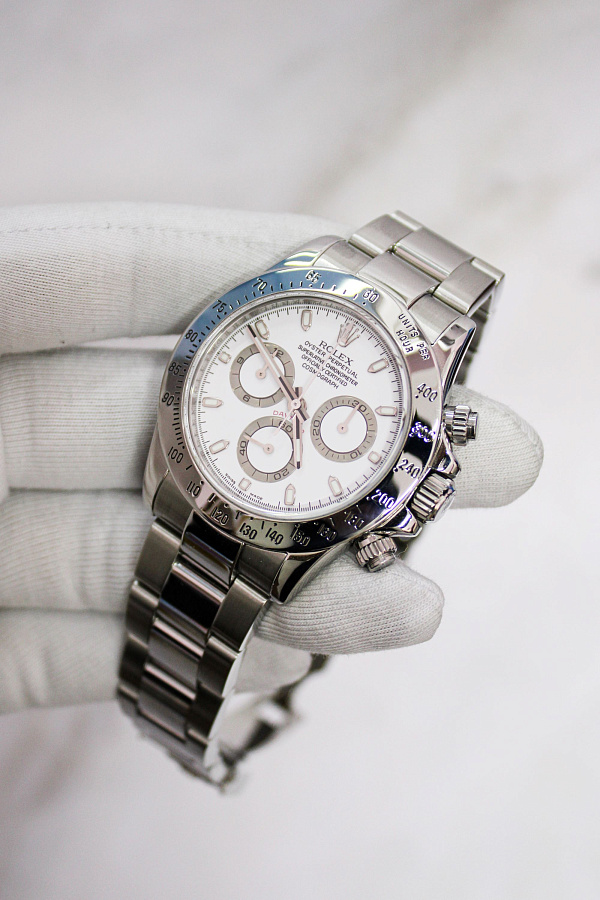 Daytona 116520 Steel White Dial