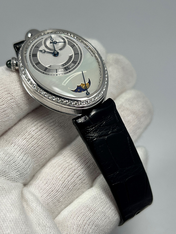 Reine de Naples White Gold Mother of Pearl Dial