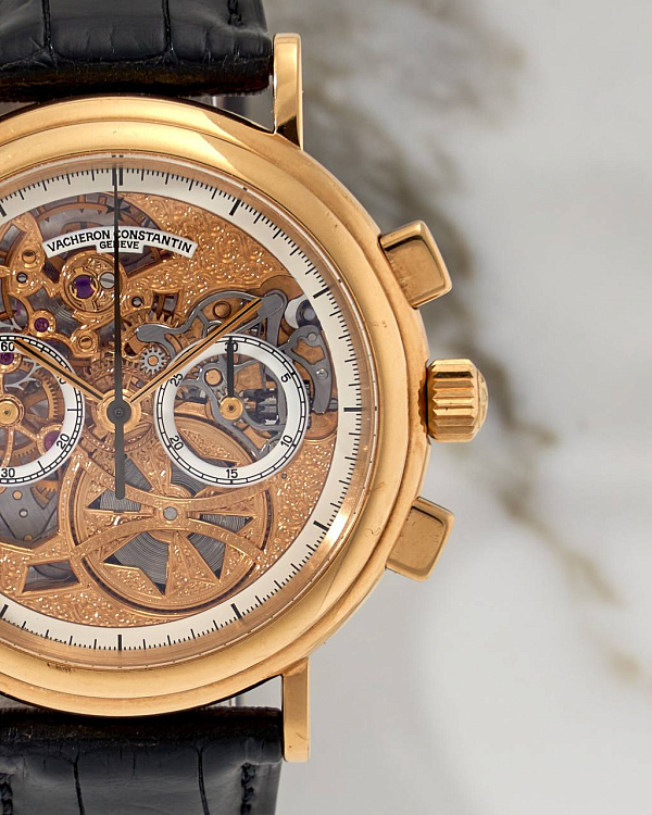 Patrimony Chronograph Squelette Rose Gold