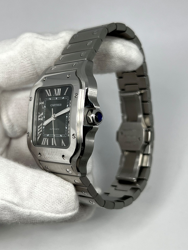 Santos de Cartier Steel Medium Model