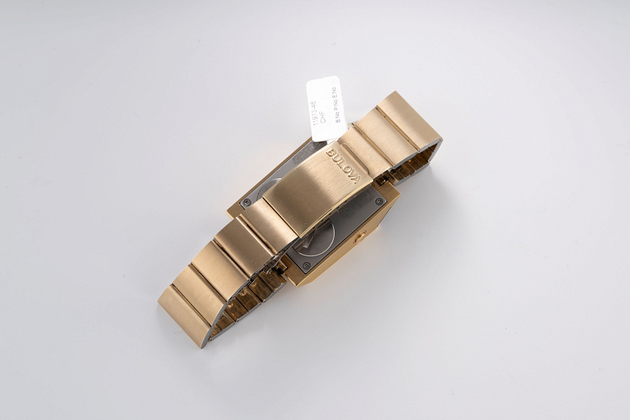 LED Digital Watch Gold Plated