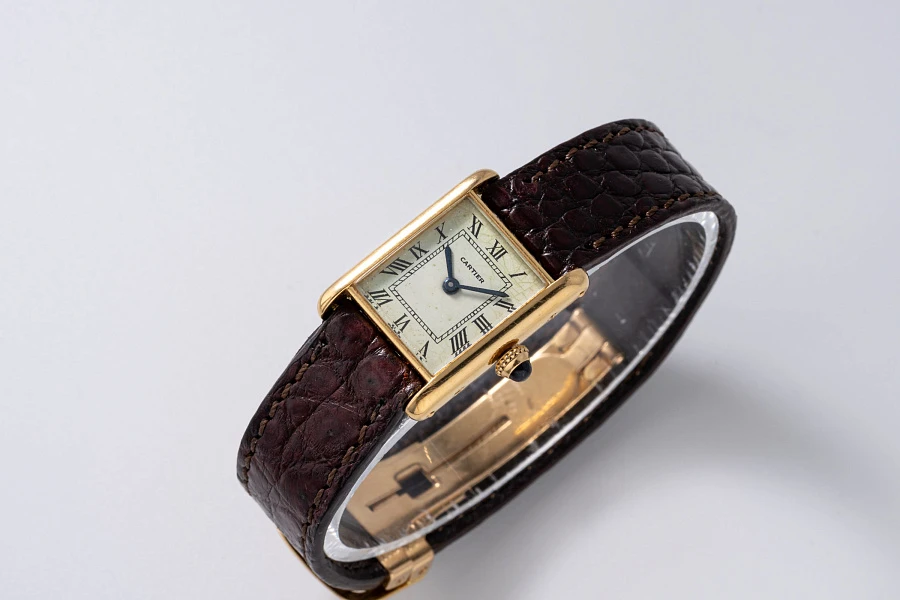 Tank Spider Paris Dial in 18k Yellow Gold