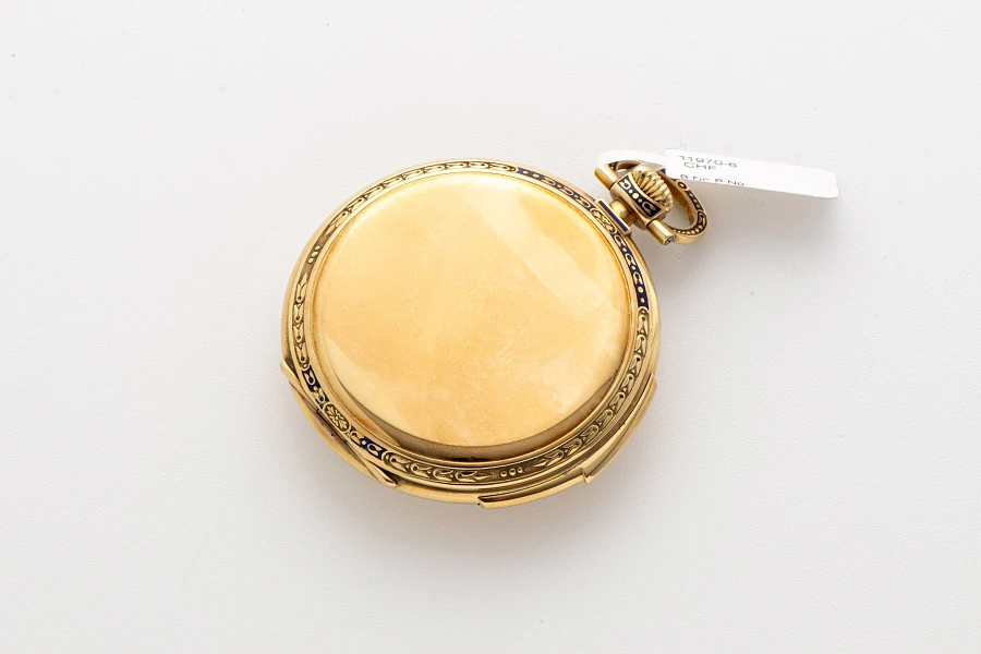 Ultra Thin Minute Repeater Pocket Watch in 18k Yellow Gold