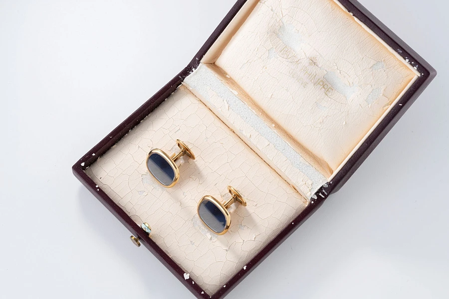 Ellipse Cufflinks in 18k Yellow Gold