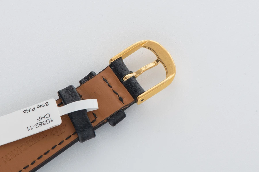 Stepped Bezel Dress Watch Ref. 6595 in 18k Yellow Gold