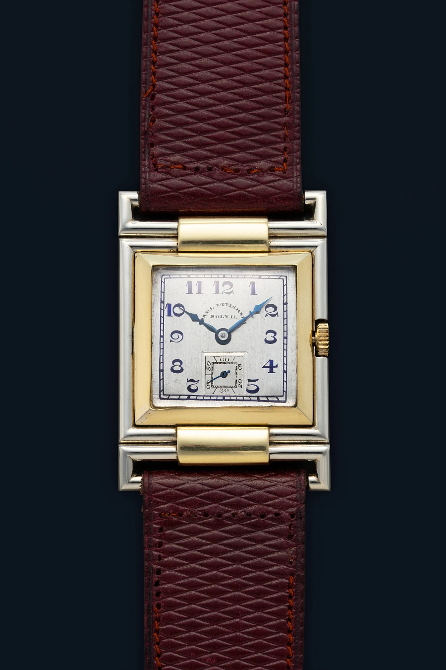 Paul Ditisheim Ornate Dress Watch in 18k Yellow and White Gold