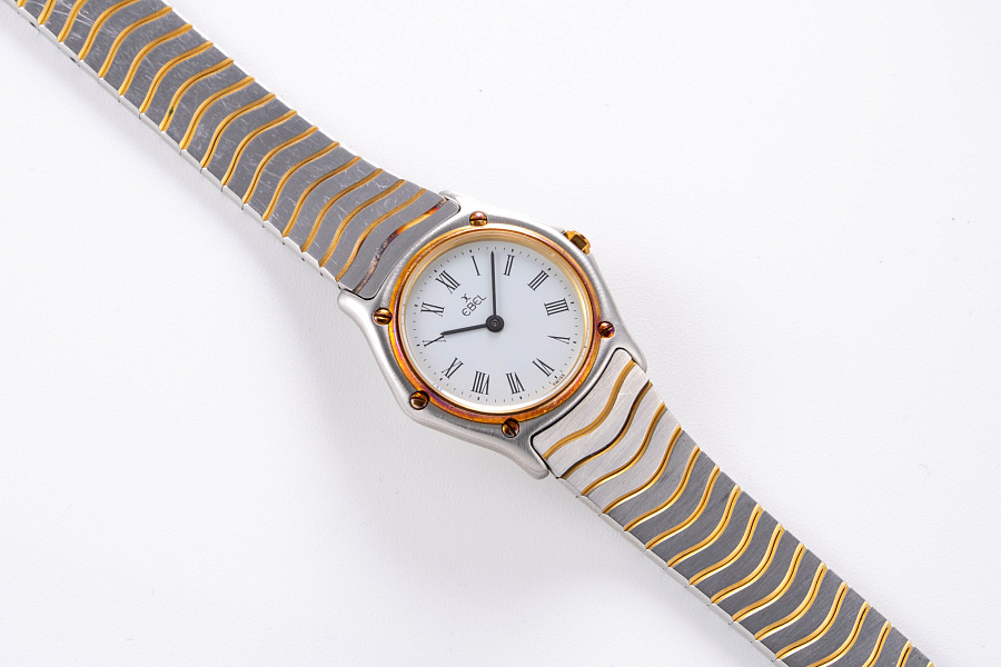 Ladies Classic Wave Ref. 20859 in Stainless Steel and 18k Yellow Gold