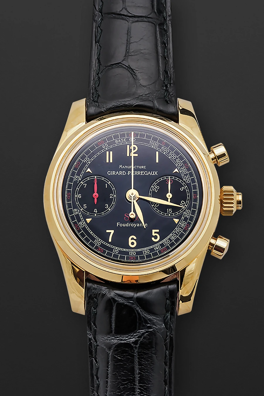 Pour Ferrari SF Chronographe a Rattrapante “Foudroyante” Limited Edition 250 Black Dial