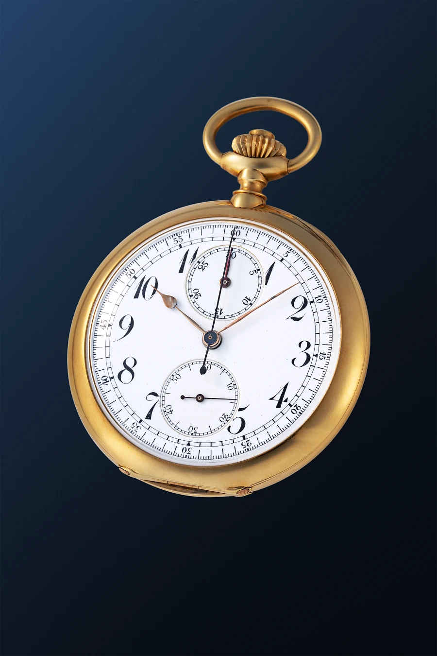 Monopusher Chronograph Pocket Watch in 18k Rose Gold